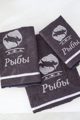 14418/10 Знаки зодиака полотенце махровое плотность 350гр