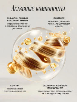 Шампунь от перхоти с кератином, 300мл, L.Sanic  фото 5