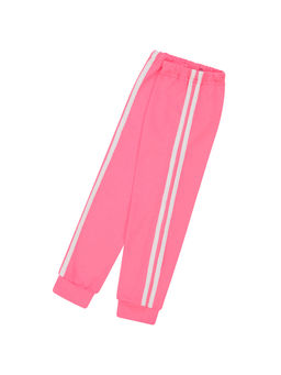 Штанишки детские розовые с лампасами