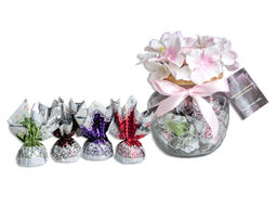 Ассорти шоколадных конфет ПИН АП. Стекло. Цветы.