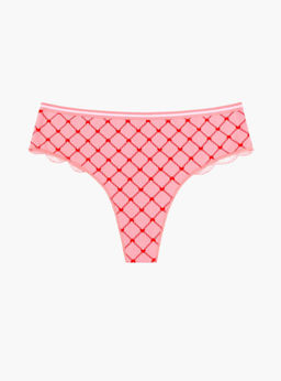 Трусы стринги Indefini розовые фото 3