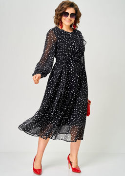 Платье EVA GRANT 7177С горох