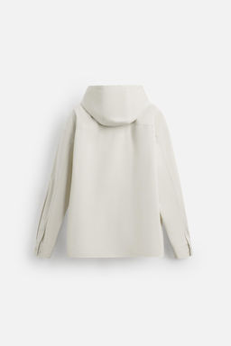 OVERSIZE FIT HOODED OVERSHIRT - Zara фото 10