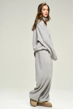 Брюки из плюша с начесом Grey