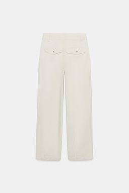 PANTAL?N BARREL PINZAS / Crudo - Zara фото 7