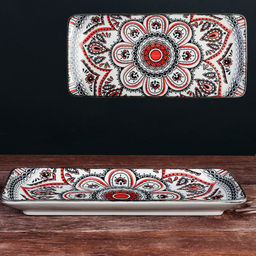 Блюдо прямоугольное 25х12 см / ZY033 / уп 60 - Галеонтрейд фото 2