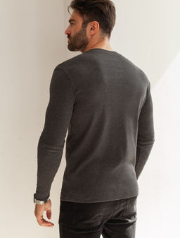 Лонгслив из премиального хлопка с эластаном - Vilatte фото 3