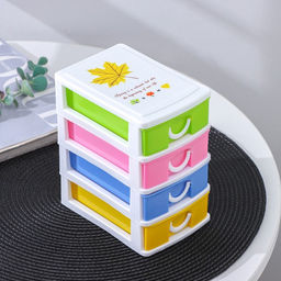 Мини - комод для мелочей 4 секции «Радуга», 13×9×14.5 см, МИКС