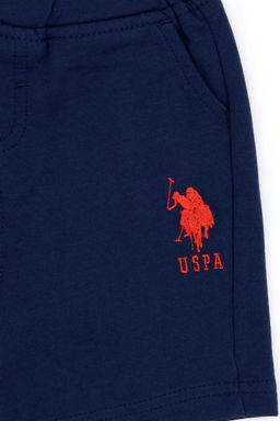 Темно-синие вязаные шорты для маленьких мальчиков Неожиданная скидка в корзине - U.s. polo assn фото 3