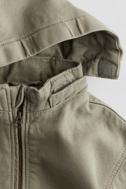 Chaqueta en lona de algod?n
