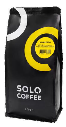 Кофе в зернах Solo Coffee Амаретто (100% арабика), свежеобжаренный  фото 2