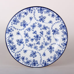 Тарелка десертная Голубой ситец 20 см, ZX2403-8FP /Коралл/  фото 2