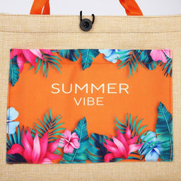 Сумка женская пляжная Летний вайб, 35х30х14 см - Nazamok фото 4