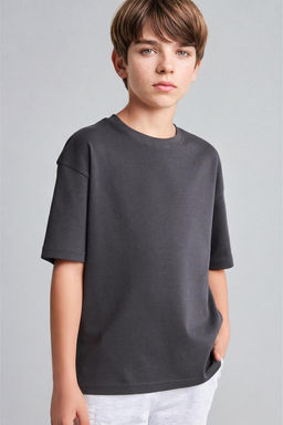 %100 Pamuk Oversize Ti__rt Erkek _ocuk