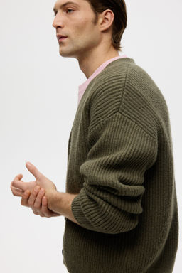 C?rdigan en punto de canal? Loose Fit - H&m фото 4