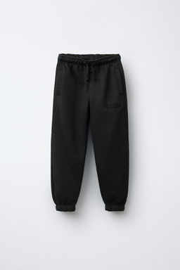 EMBROIDERED TEXT JOGGERS - Zara фото 12