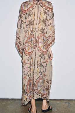 VESTIDO T?NICA ESTAMPADO ZW COLLECTION / Multicolor - Zara фото 3