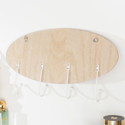 Крючки декоративные дерево "Веточка роз с бабочками" 5,5х39,5х22 см