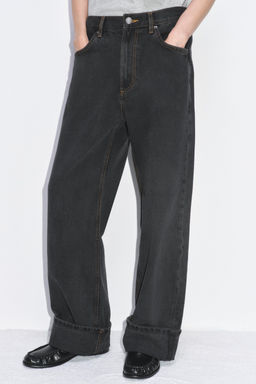 ZW COLLECTION BAGGY MID-WAIST JEANS - Zara фото 13