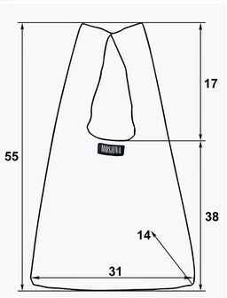 Мод.3,Майка (SM3Short) Средняя. Черный - Moshna фото 8