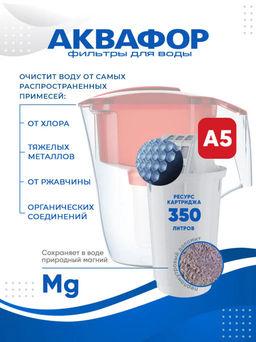 -40% Кувшин Гарри 3,9л + 2 кассеты А5 в комплекте, Аквафор  фото 2