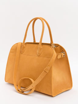 Женский тоут CALZETTI ASHLEY Артикул 4488800, горчичный  фото 2