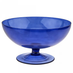 Ваза для фруктов стеклянная Берендей-6 3,5л, д28см, h15см, Скандик, сапфировый (Россия)