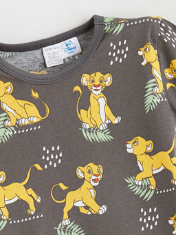 Aslan Kral Bask?l? Erkek Bebek Tulum 2li