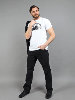 Футболка мужская _ 02285/Moto - F5 фото 5