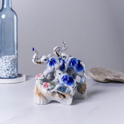 Статуэтка Семья слонов 14*15 см / W316 /уп 36/