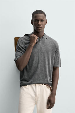 POLO PUNTO RELAXED FIT / Gris vigor? - Zara фото 2