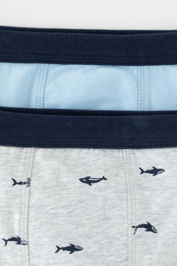 Crockid _ К 1980-2уп/небесный,серо-голуб.меланж,акулы трусы для мал  фото 2