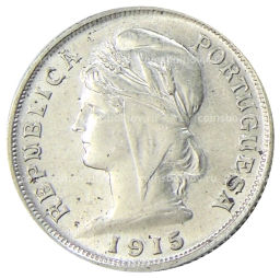 10 сентаво 1915 года Португалия