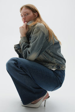 Curvy Fit Wide Ultra High Jeans - H&m фото 4