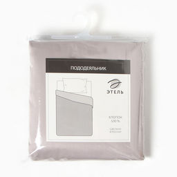 Пододеяльник Этель Silver cloud, 145х215 см, мако-сатин, 114г/м2, 100% хлопок  фото 4