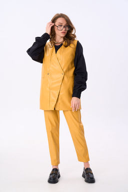 Брюки NIKVA н819-4 горчица  фото 3