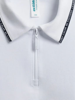 ACOOLA / Сорочка-поло верхняя для мальчиков Irving белоснежный  фото 2