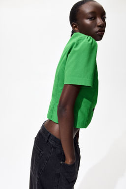 Blusa con escote en U - H&m фото 6
