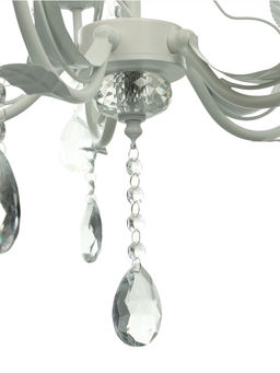 Люстра Astrid=5×40 Вт Е14 белый 60×60×60+50 см