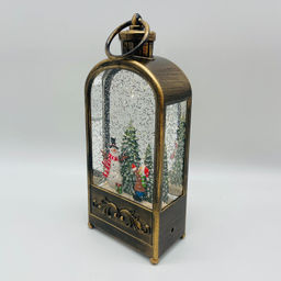 Новогодний декор Фонарь стекло - 23 см (арт. 23014A/23014B/23014D) в ассортименте - Ип лебедев о.ю фото 16