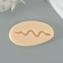 Силиконовый молд, форма для заливки «Змейка», 0.3×6.5×1.3 см