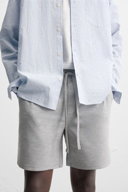 TEXTURED COMFORT BERMUDA SHORTS - Zara фото 34