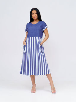 Платье женское, цвет синий