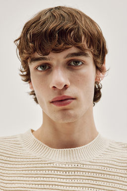 Camiseta en punto pointelle Regular Fit - H&m фото 3