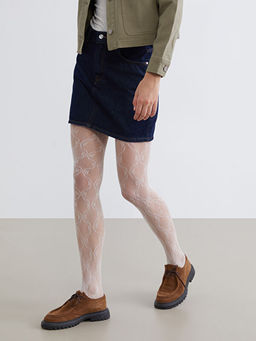 Parlak G?r?n?ml? Kad?n File K?lotlu ?orap