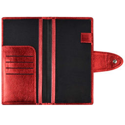 Органайзер-обложка д/путешествий арт.48393/50 НАППА КРАСНЫЙ МЕТАЛЛИК - Феникс+ фото 5