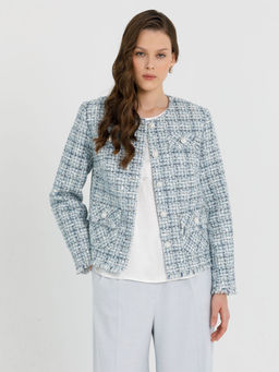 Жакет в клетку