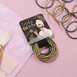 Цена за 2 шт. Резинки для волос «Lady boss», 10 шт