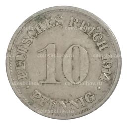 10 пфеннигов 1914 года G Германия