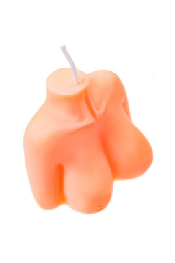 Свеча Pecado BDSM Женский силуэт, оранжевая, гр. 49